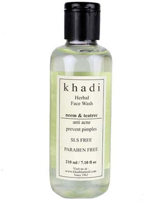 

Khadi Natural Neem Teatree & Basil Sls & Paraben Free Anti Acne Face Wash(210 ml)