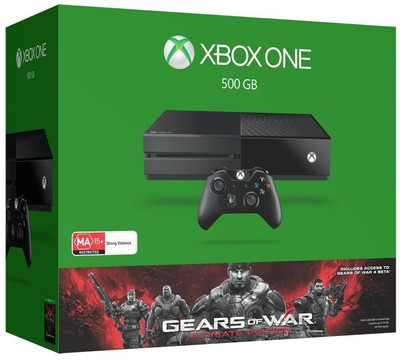 

Microsoft Xbox One 500 GB with Gears of War(Black)