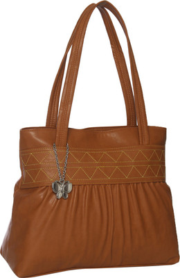 

Butterflies Hand-held Bag(Tan)