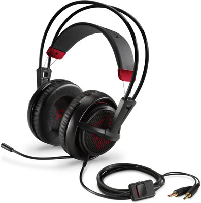 

HP OMEN with SteelSeries - X7Z95AA Wired Headset with Mic(Black, On the Ear)