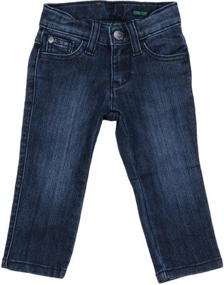 United Colors of Benetton. Skinny Boys Dark Blue Jeans, 902