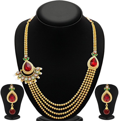 

You Bella Alloy Jewel Set(Gold)