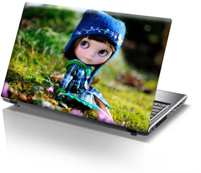 

Onlinemart Cartoon Girl Vinyl Laptop Decal 15.6