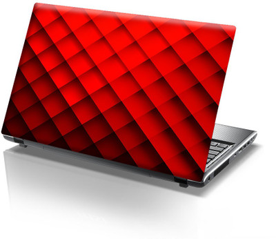 

Onlinemart 3D Red Design Vinyl Laptop Decal 15.6