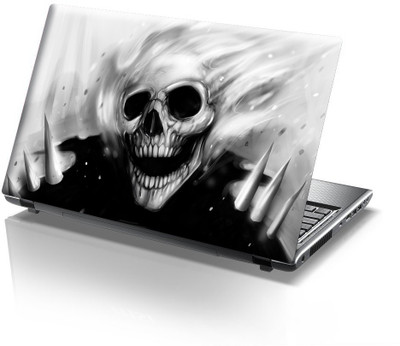 

Onlinemart Angery Skull Vinyl Laptop Decal 15.6