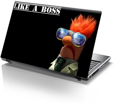 

Onlinemart Cartoon Like A Boss Vinyl Laptop Decal 15.6