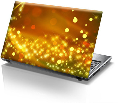 

Onlinemart 3D Gold Design Vinyl Laptop Decal 15.6