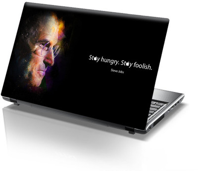 

Onlinemart Steve Jobs Apple Vinyl Laptop Decal 15.6