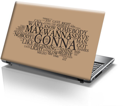 

Onlinemart Think Just Gave Vinyl Laptop Decal 15.6