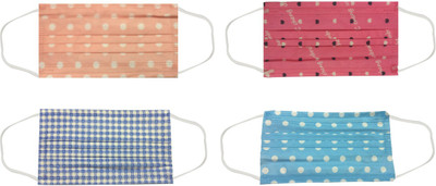 

Blinkin Print-7 Anti-pollution Mask(Multicolor, Pack of 4