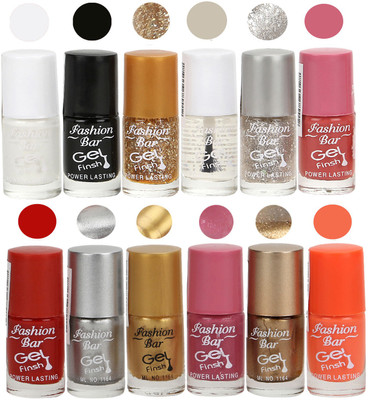 

Fashion Bar Long Lasting Multicolour(Pack of 12)