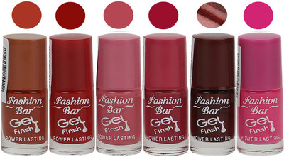

Fashion Bar Brown Nail Polish Multicolor,(Pack of 6)
