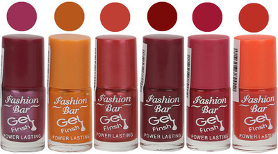 

Fashion Bar Mazanta Pink Nail Polish Multicolor,(Pack of 6)