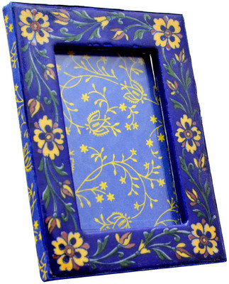 

THE HIMALAYA CRAFT Ceramic Photo Frame(Blue, 1 Photos)