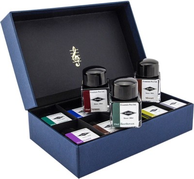 DIAMINE MUSIC GIFT SET Ink Bottle(Ink Color - BACH, BEETHOVEN, CHOPIN, HANDEL, MOZART, SCHUBERT, TCHAIKOVSKY, VIVALDI, WAGNER, STRAUSS)