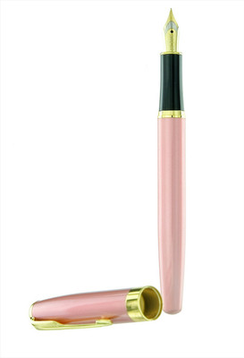 Neo Gold Leaf 388 Stainless Steel Silver Gold Trim M Nib Fountain Pen available at flipkart for Rs.279