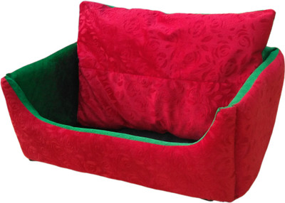

Poofy's Pet Island SRG4 XL Pet Bed(Red, Green)