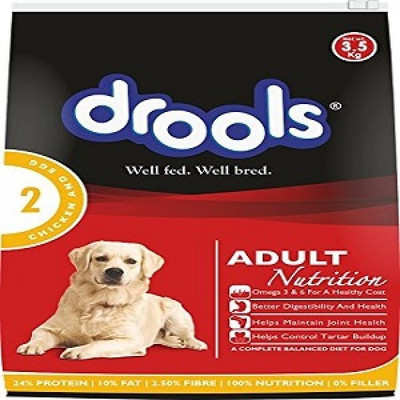 

Drools Adult Chicken And Egg Chicken 3.5 kg Dry Dog Food
