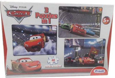 

kidoz kingdom FRANL CARS PUZZLE 3 IN 1(48 Pieces)