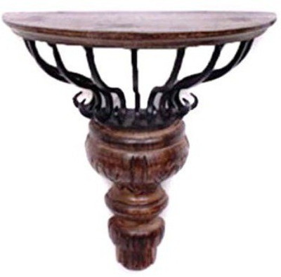 

Desi Karigar Wooden, Iron Wall Shelf(Number of Shelves - 1)