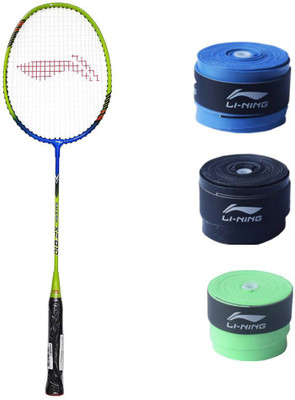 

Li-Ning XP Smash 810 1PC + 3 Pc GP20 Grip Combo Multicolor Strung Badminton Racquet(G4 - 3.25 Inches, 85 g)