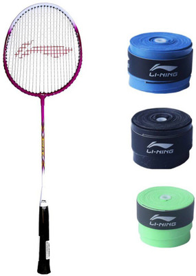

Li-Ning XP Smash 708 1PC + 3Pc GP20 Grip Combo Multicolor Strung Badminton Racquet(G4 - 3.25 Inches, 85 g)