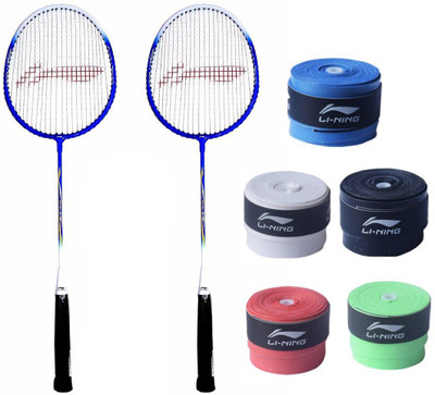 

Li-Ning XP Smash 707 2PC + 5 Pc GP20 Grip Combo Multicolor Strung Badminton Racquet(G4 - 3.25 Inches, 85 g)