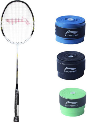 

Li-Ning XP Smash 808 1PC + 3 Pc GP20 Grip Combo Multicolor Strung Badminton Racquet(G4 - 3.25 Inches, 85 g)