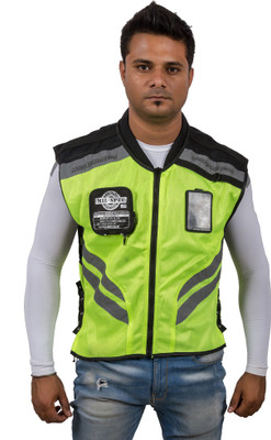 

Autofy Unisex Riding Tribe Half Sleeves Training / Riding Marshall Riding Protective Jacket(Green