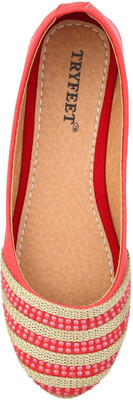 

Tryfeet Red & Cream Wedding For Women(Red