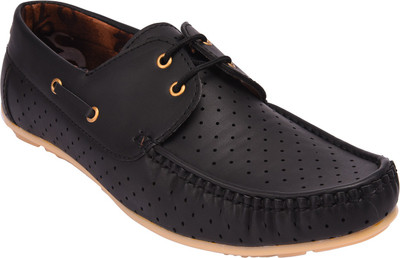 

Vedano Boat Shoes For Men(Black