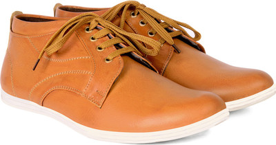 

Sam Stefy Pointed Casual Shoes For Men(Tan), Teak