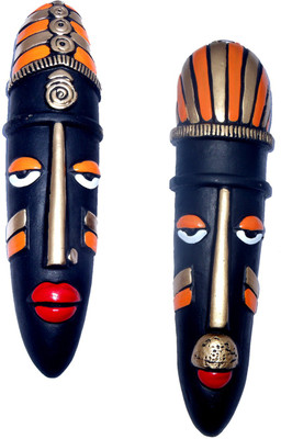 

Rasoh village hand artz-boom 1(8) Decorative Showpiece - 27 cm(Terracotta, Multicolor)