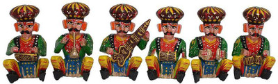 

Earth Ro System bawla set Decorative Showpiece - 5 cm(Wooden, Multicolor)