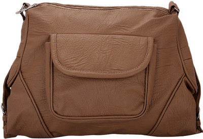 Borse Women Casual Beige PU Sling Bag