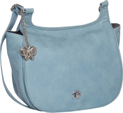 

Butterflies Women Casual Grey PU Sling Bag