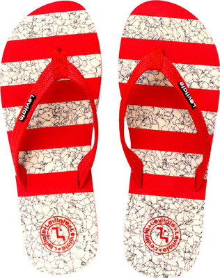 

Levitate Stalingrad Flip Flops, Cream cork red