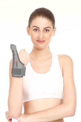 

Surgitech SURGITECH THUMB SPICA SUPPORT Universal-Size ( 5 - 9.5 inch ) Wrist Support, Grey