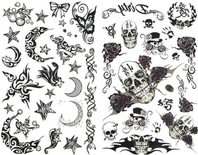 

Kauberi Jewels Combo Of 100 Temporary Waterproof Body Tattoo Standard Size For Girls/women(high Quality)ps12-78(Tribal Style)