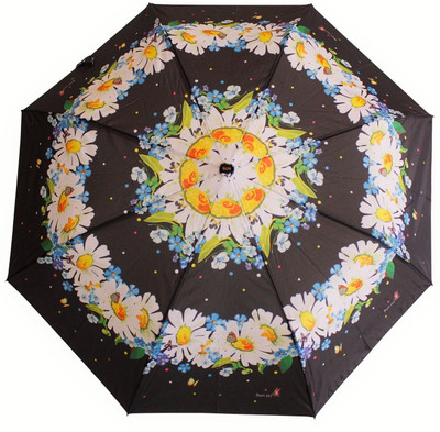 

Sun Brand Floret 6 - 3 Fold Umbrella(Black)
