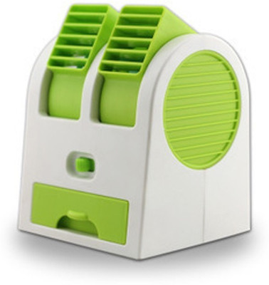 

Speed Compact Mini Water Cooler Turbine With Aroma Air USB Fan(Green)