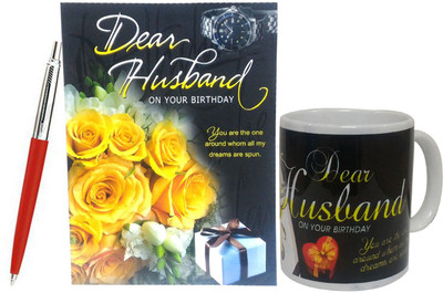 

Saugat Traders Greeting Card, Pen, Mug Gift Set