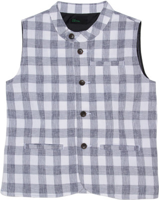 

United Colors of Benetton. Checkered Boys Waistcoat, 901