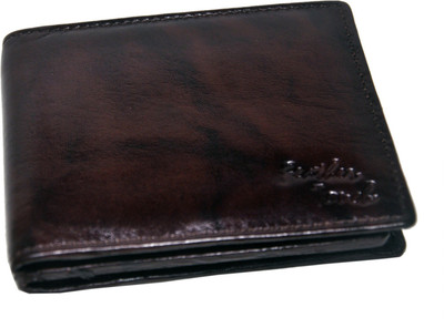 

NoVowels Men Brown Artificial Leather Wallet(12 Card Slots)