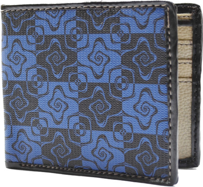

Crapgoos Men Casual Blue, Black Artificial Leather Wallet(8 Card Slots)