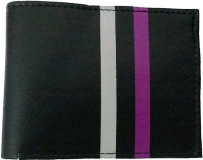 

DIME Men Multicolor, Black Artificial Leather Wallet(5 Card Slots), Black;multicolor