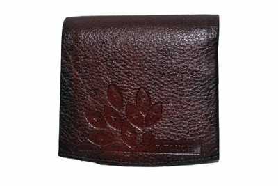 

NoVowels Men Brown Genuine Leather Wallet(15 Card Slots)