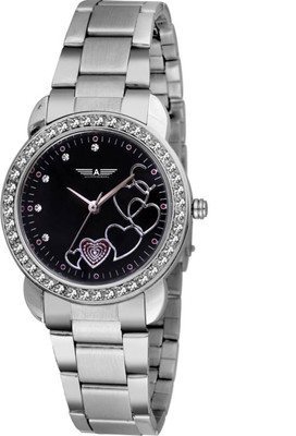 

Allisto Europa AE-10 white heart dial Watch - For Women