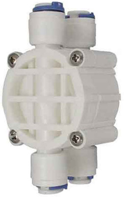 

PK Aqua -RO-4 Way Auto Shut Off Valve For Reverse Osmosis Ro System Water Filter Suited for 1/4″ RO Tube- Solid Filter Cartridge(0.5, Pack of 1)