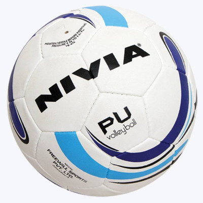

Nivia PU Volleyball - Size: (Pack of 1, Multicolor, White